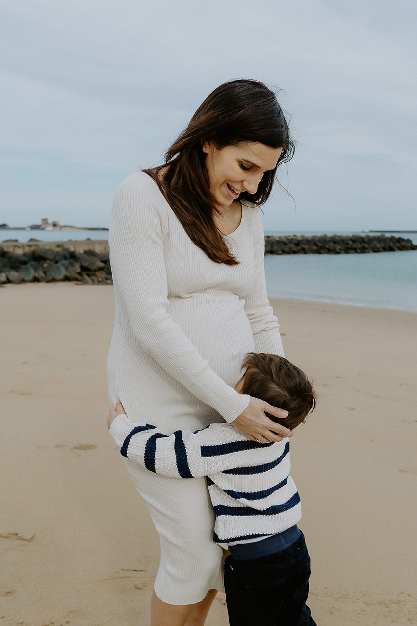 Shooting Photo Grossesse Famille Pays Basque