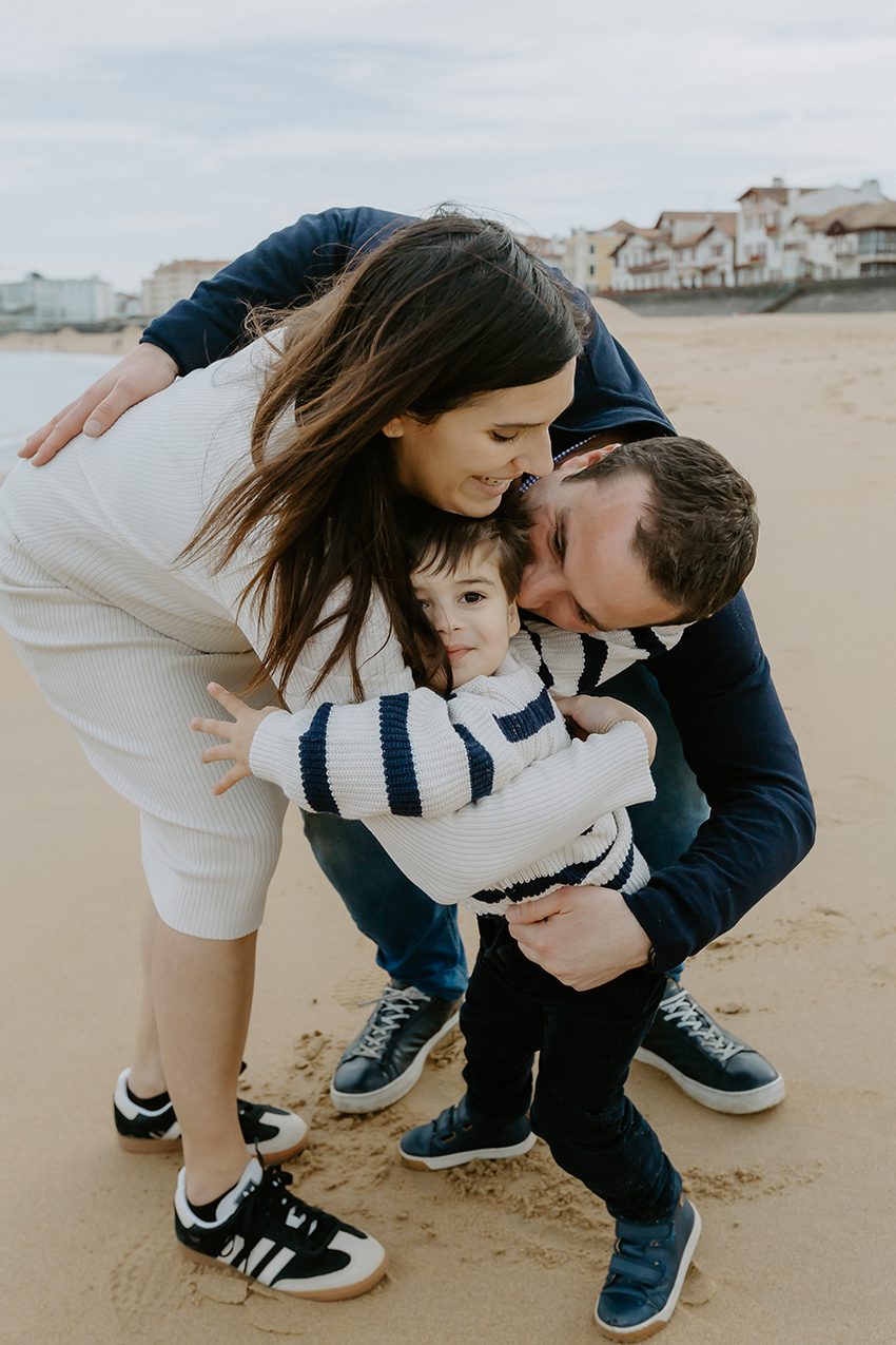 Shooting Photo Grossesse Famille Pays Basque