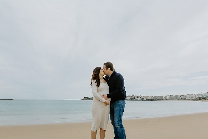 Shooting Photo Grossesse Famille Pays Basque