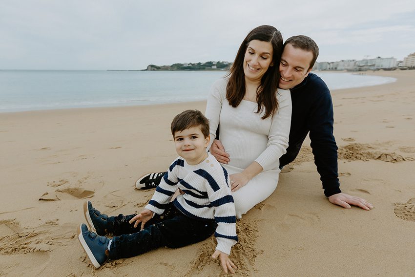 Shooting Photo Grossesse Famille Pays Basque