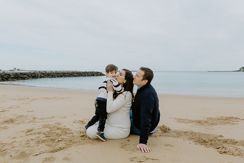 Shooting Photo Grossesse Famille Pays Basque