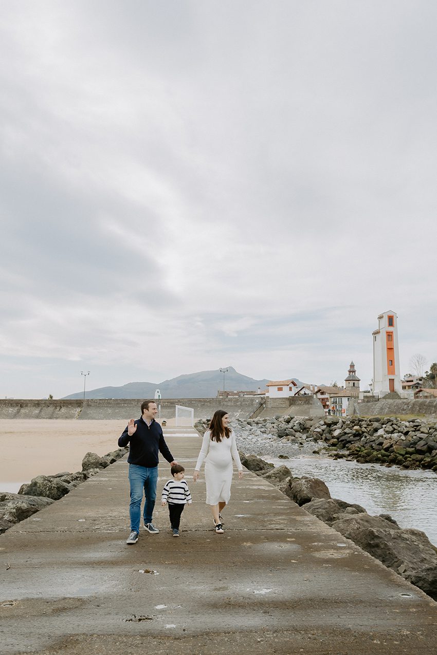 Shooting Photo Grossesse Famille Pays Basque