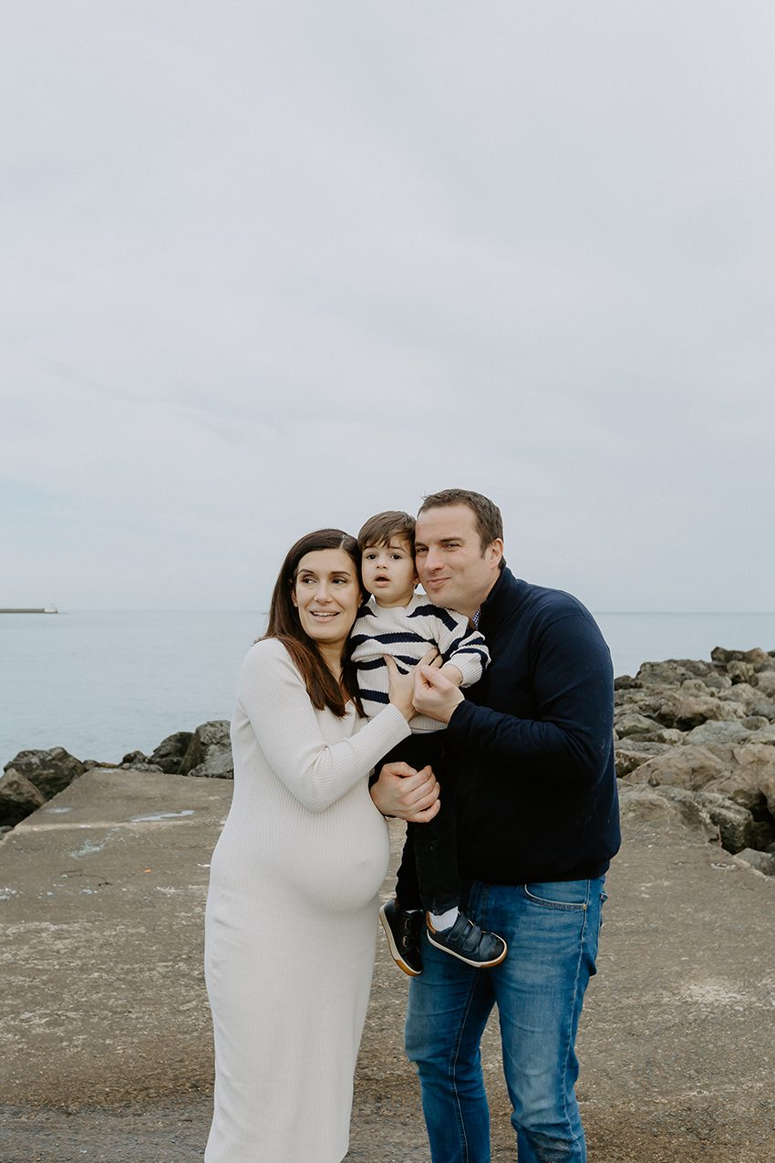 Shooting Photo Grossesse Famille Pays Basque