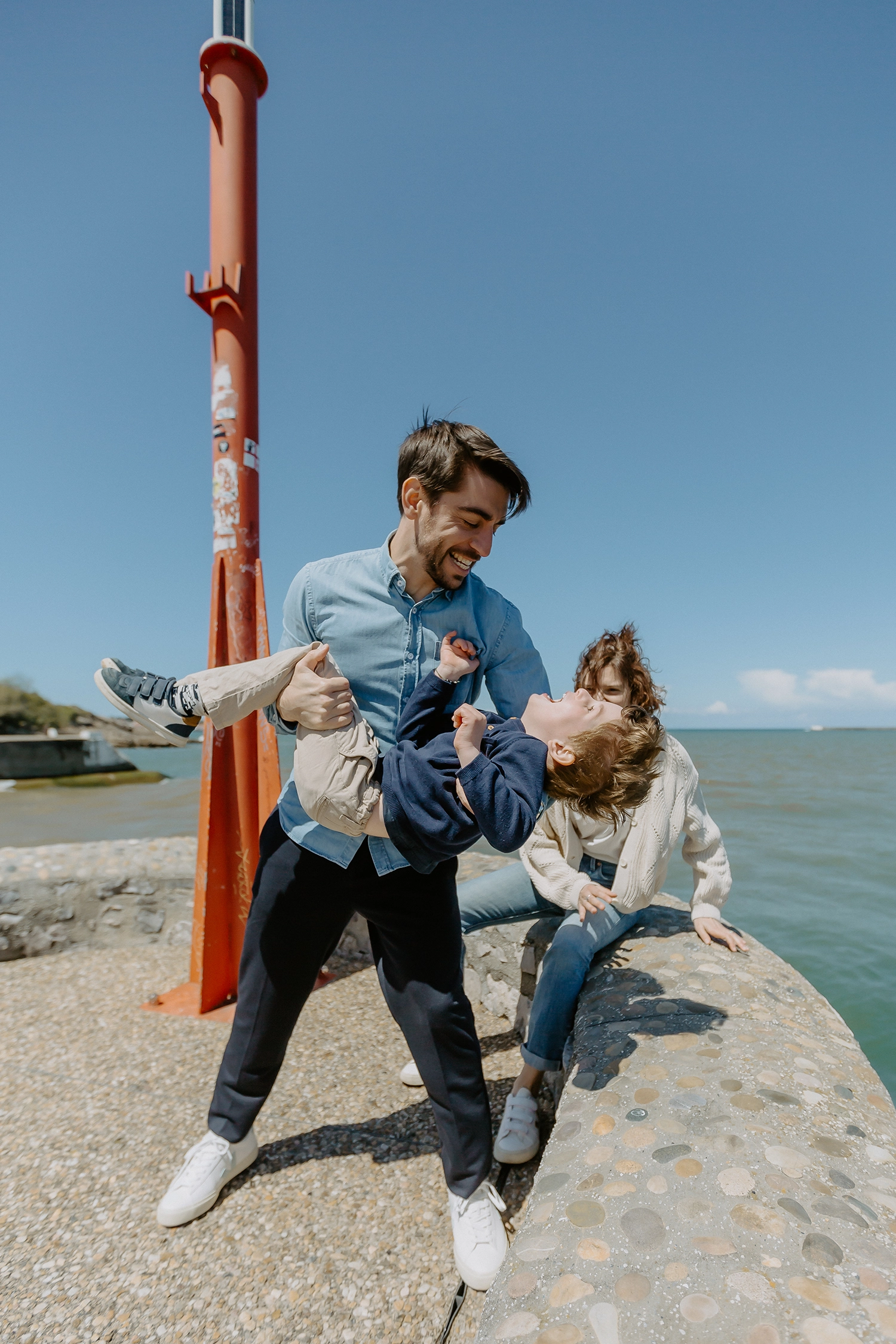 photo famille plage pays basque