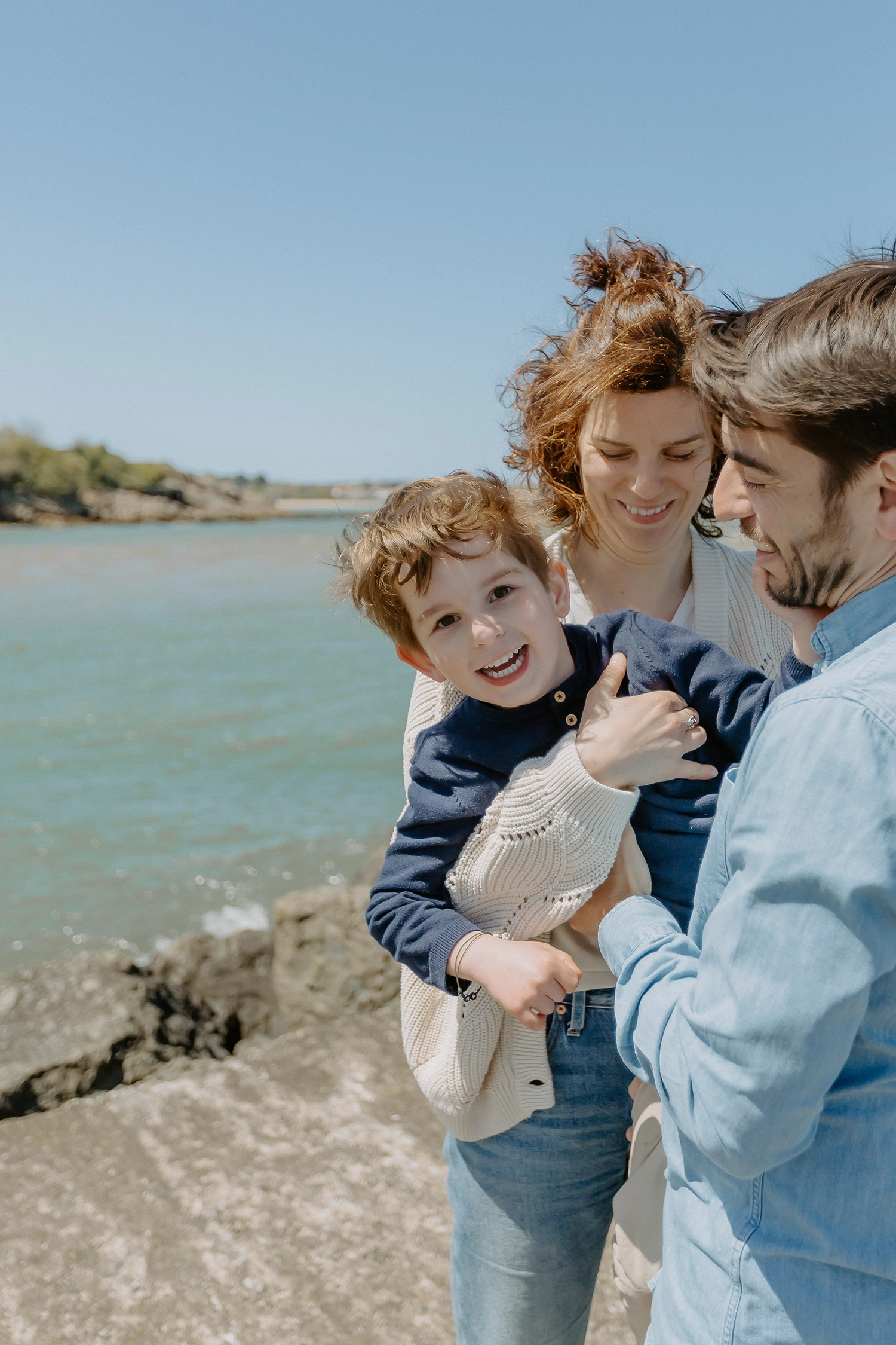 photo famille plage pays basque