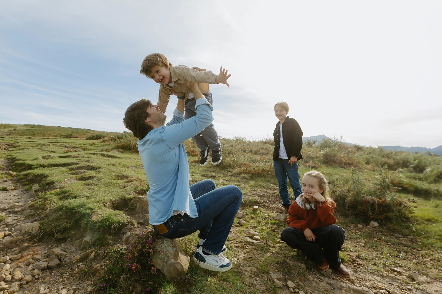 Séance photo famille montagne
