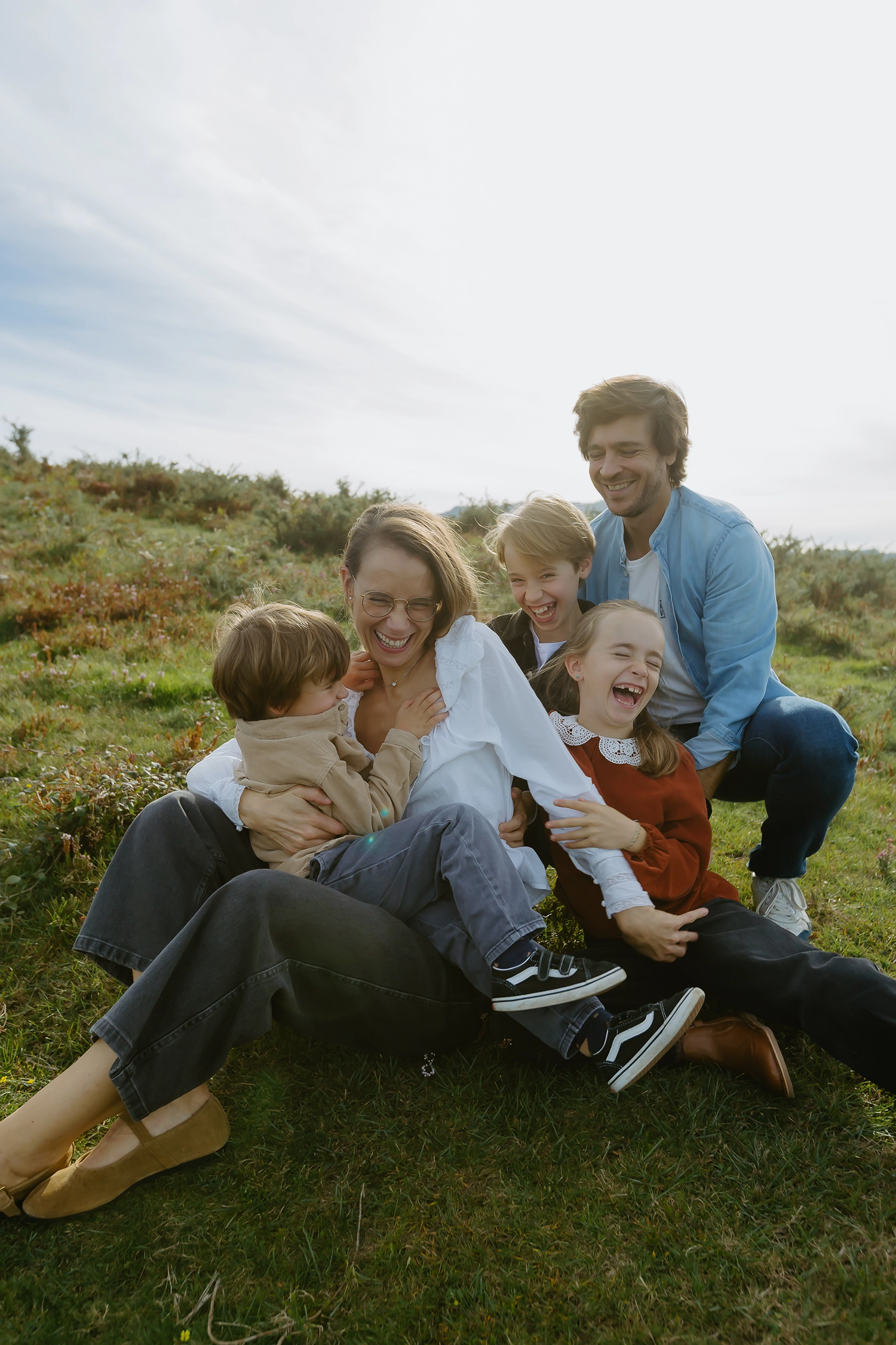 Séance photo famille montagne