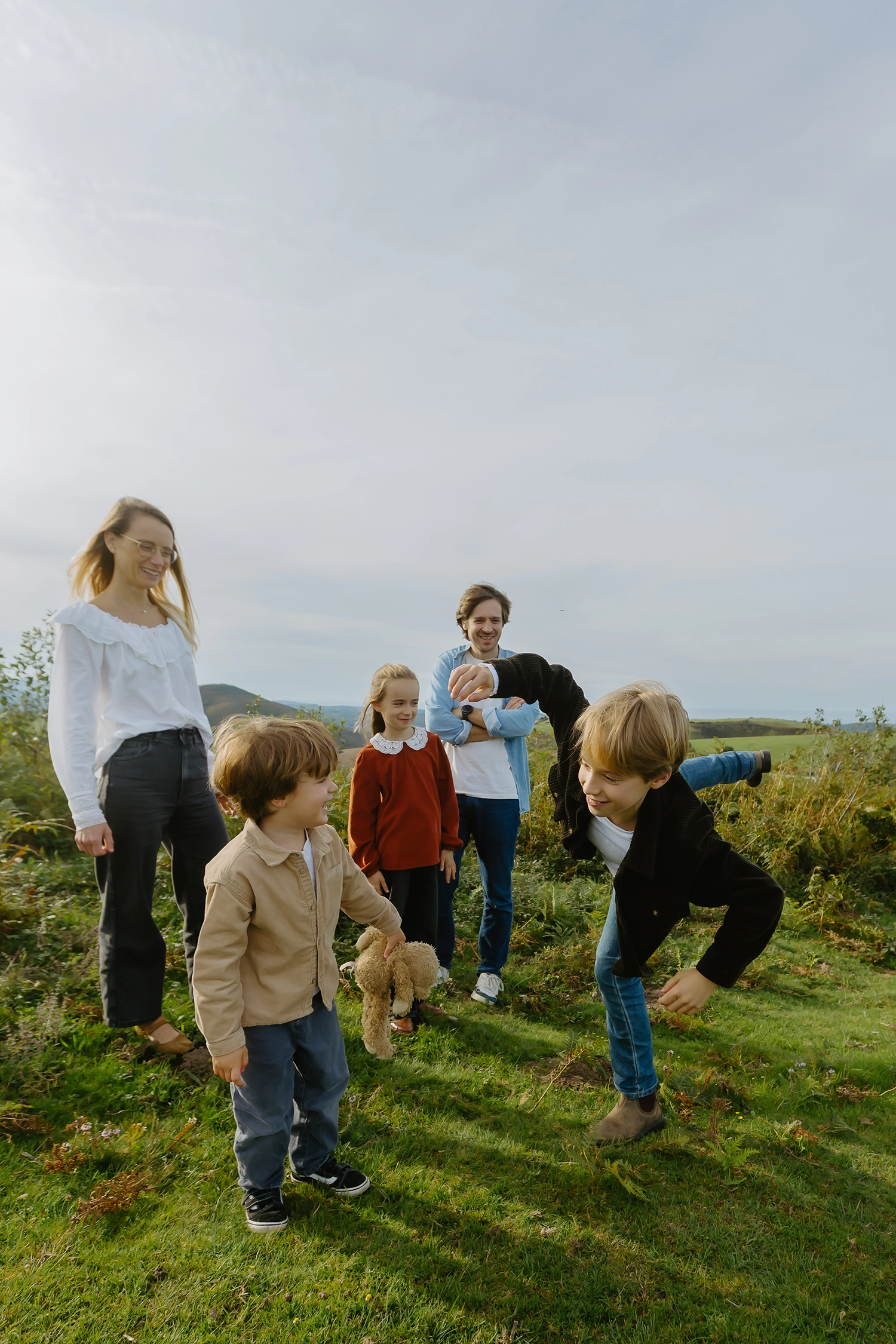 Séance photo famille montagne