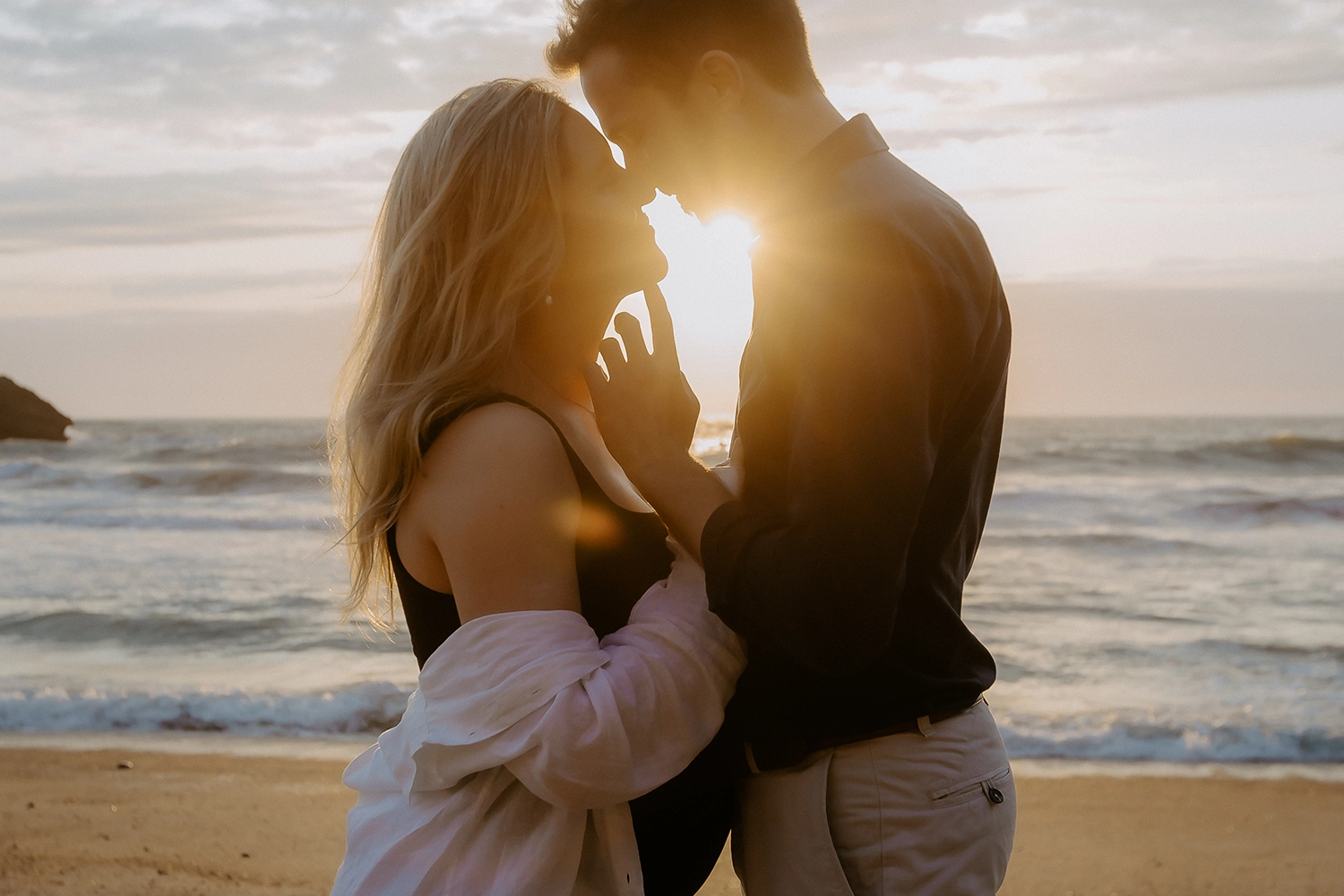 photos grossesse plage biarritz