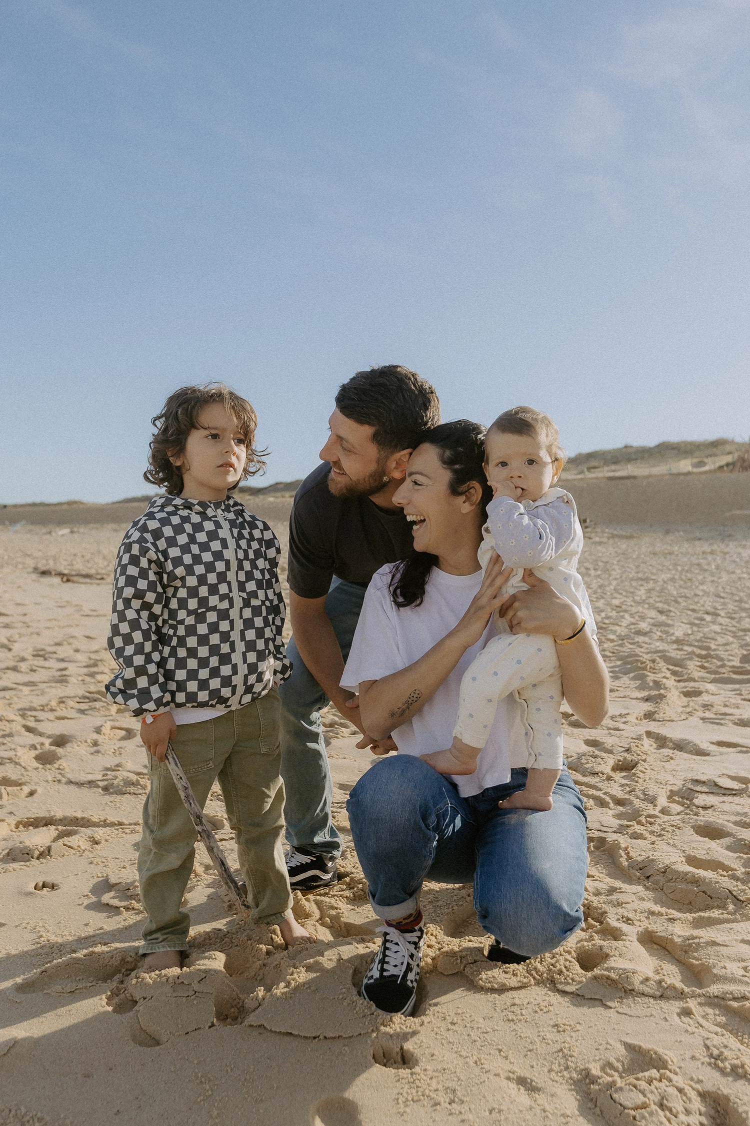 photo famille plage capbreton