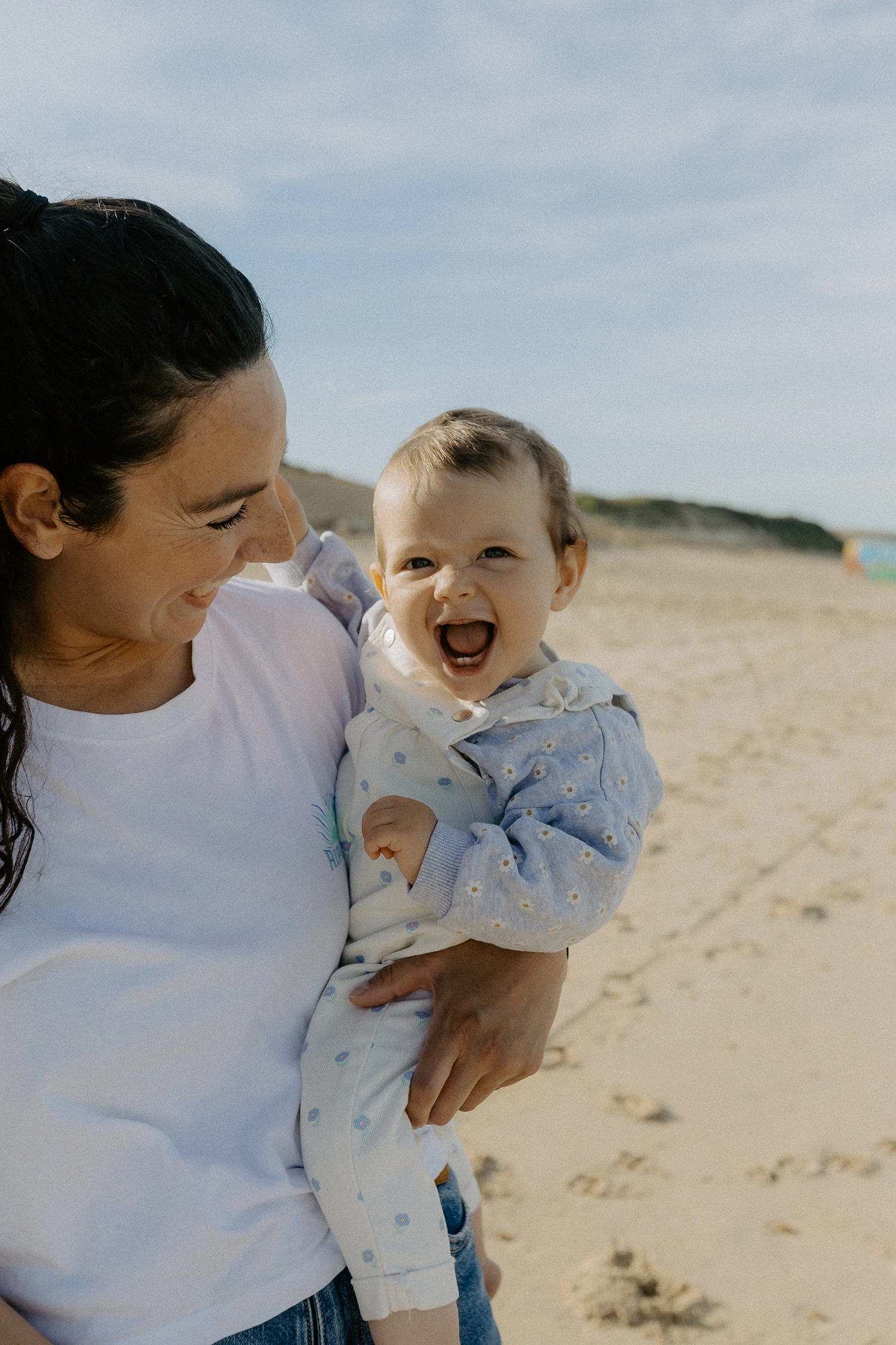 photo famille plage capbreton