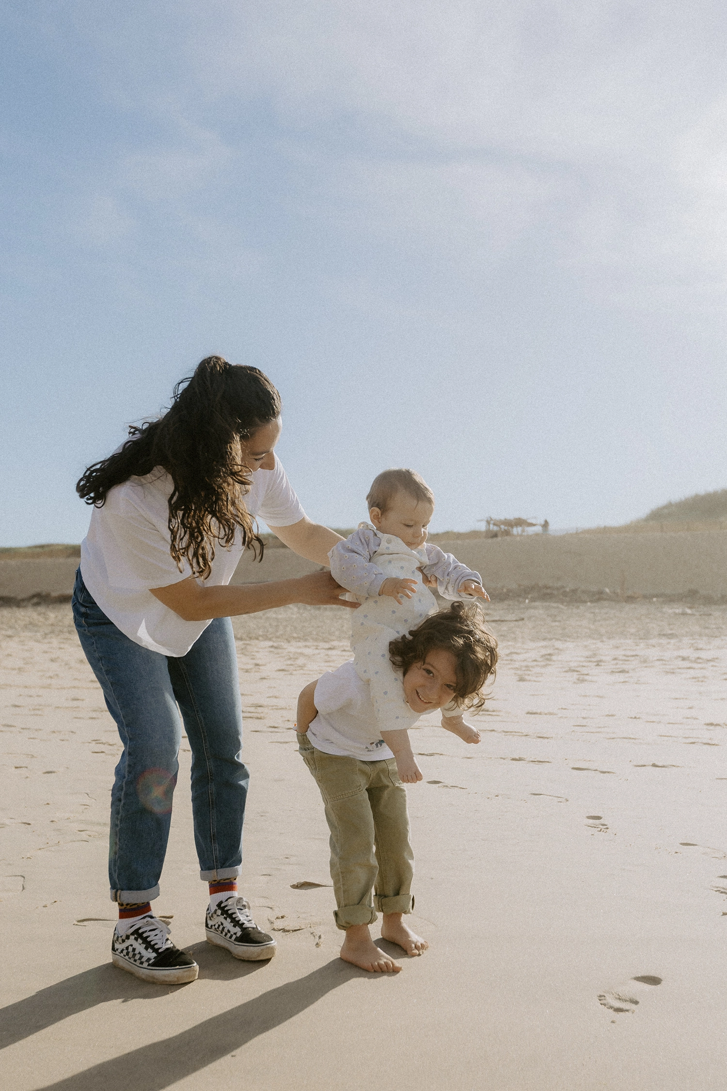 photo famille plage capbreton