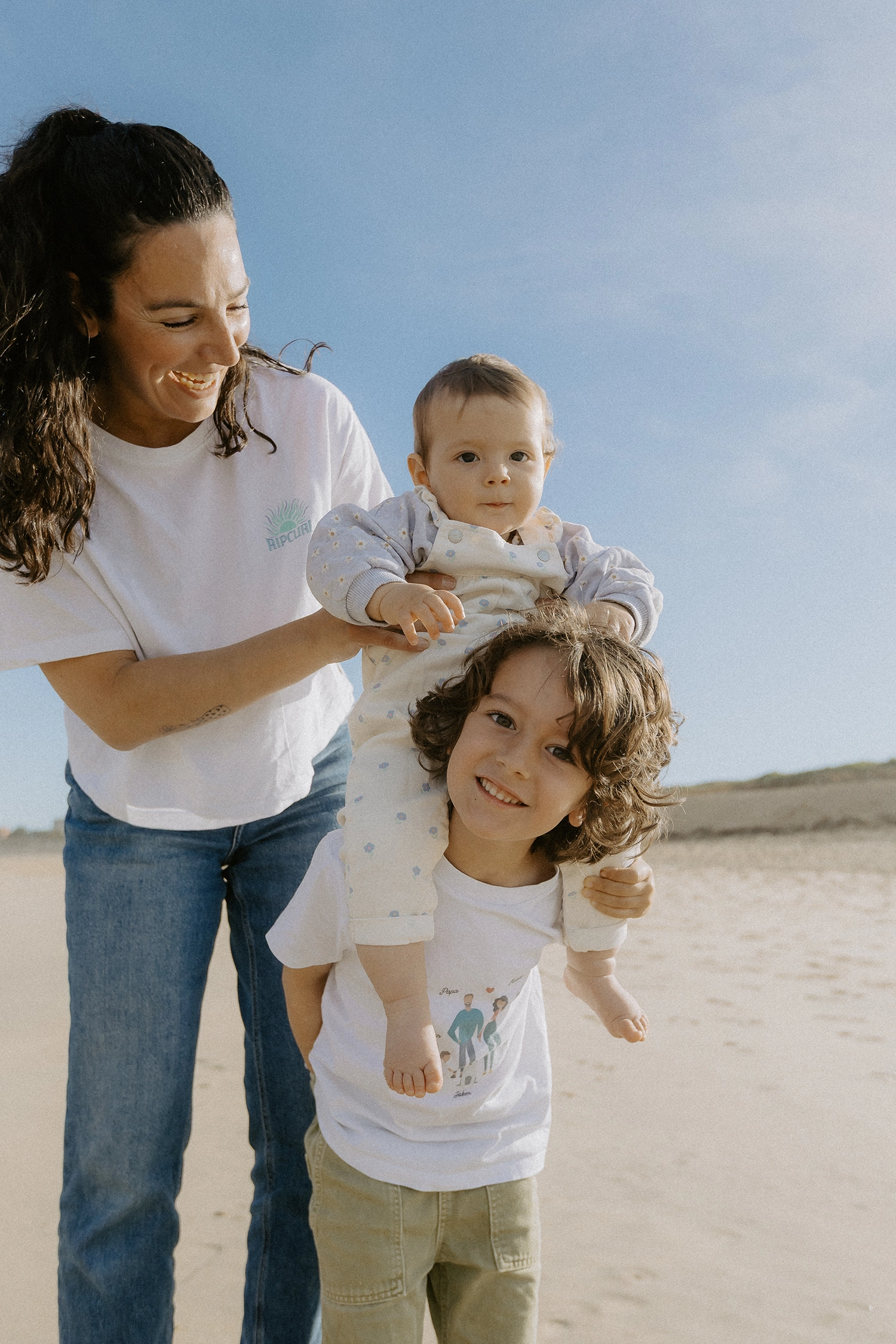 photo famille plage capbreton