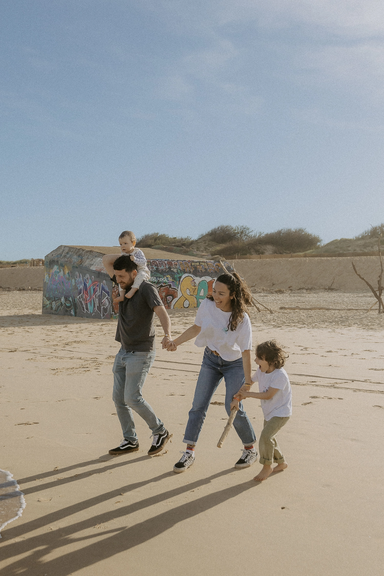 photo famille plage capbreton