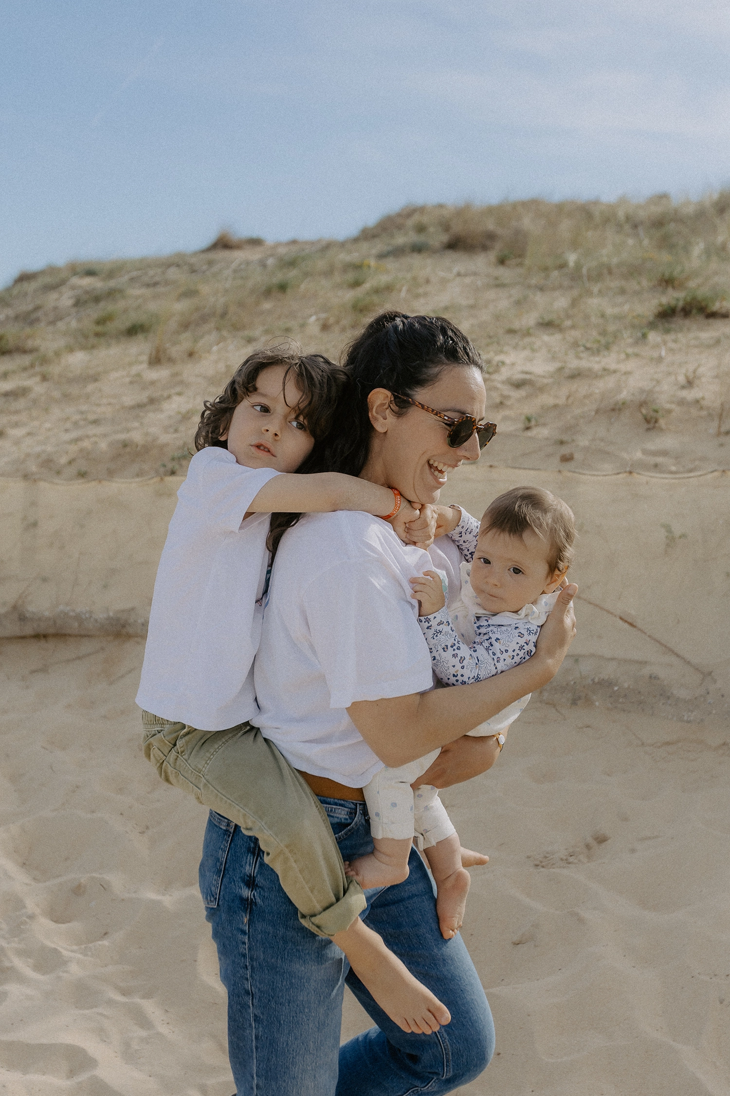 photo famille plage capbreton