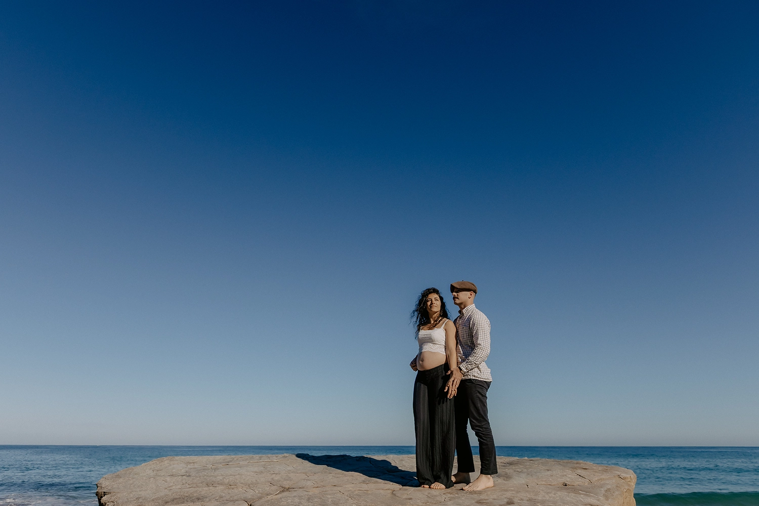 Photo grossesse plage Bidart