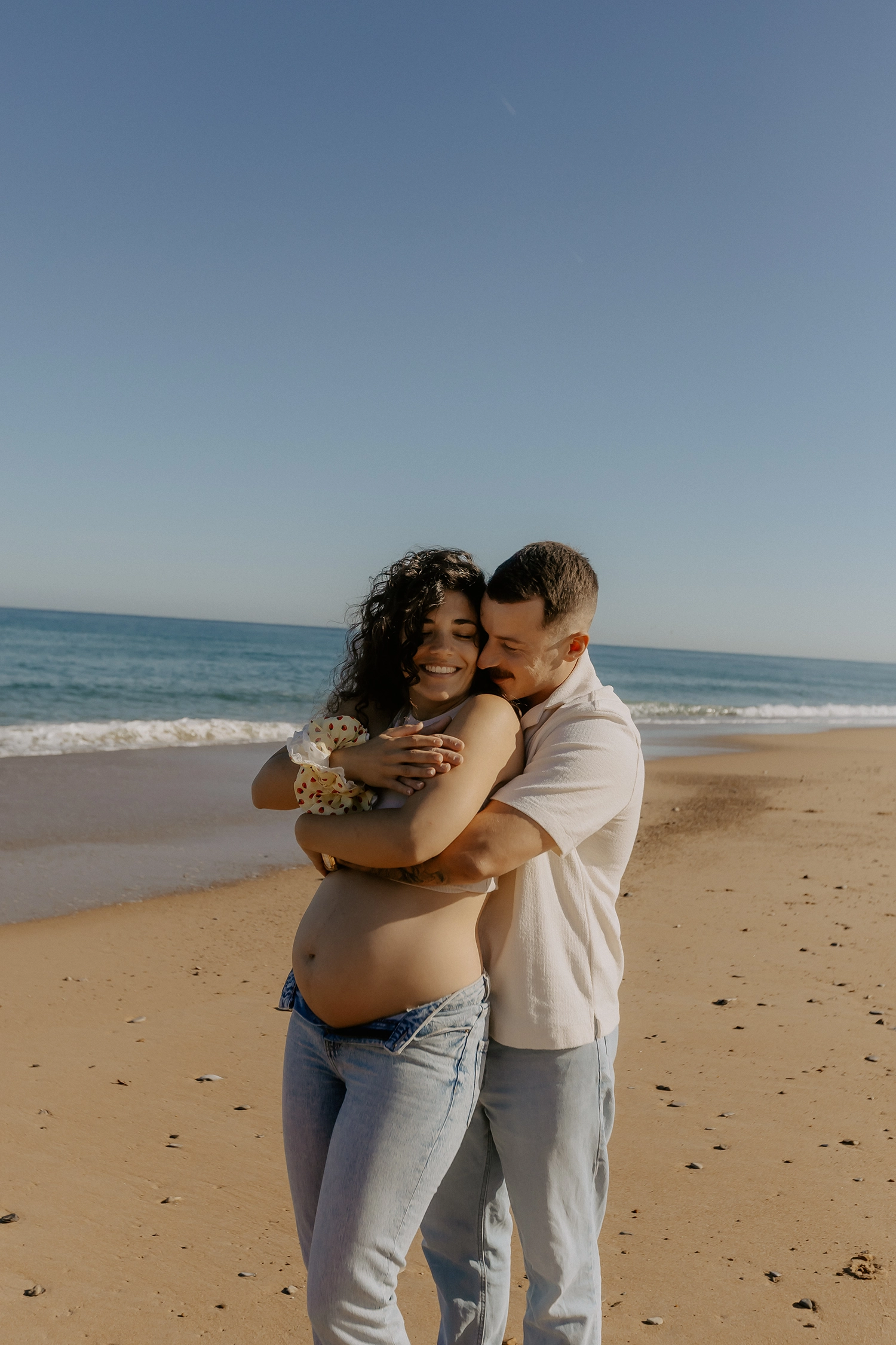 Photo grossesse plage Bidart